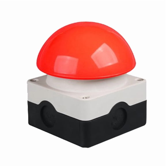 Emergency Stop Foot Switch 1NO+1NC Mushroom Button Waterproof Self-Reset Switch Manual Foot Switch A