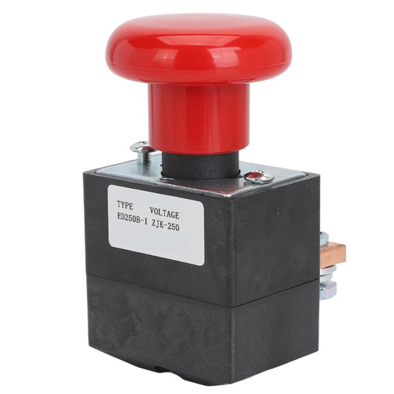Emergency Stop Push Button Switch 250A DC80V - Reliable Replacement for Albright Electric Stacker Forklift Pallet Car