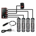 thumbnail image 1 of Emergency Strobe Lights, Waterproof Super Bright Amber Led Warning Lights, Ultra Slim Design with Sync Feature Easy Installation for Universal Fit Emergency Vehicles, 1 of 5