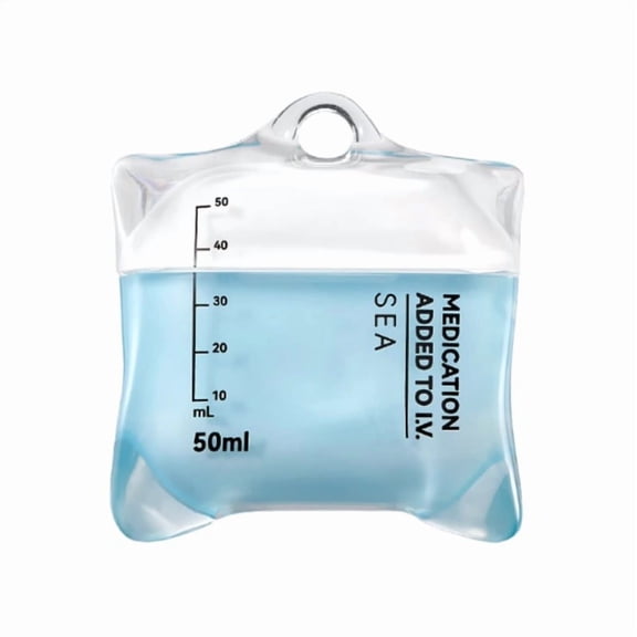 Emergency Style Earphone Case for Airpods Salt Water Bottle, Liquid Silicone Soft Cover - High Transparency, Shockproof, 5 Stylish Designs, Fits 3 Models Airpods Pro 1/2 AirPods 4