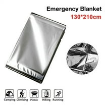 Emergency Survival Blanket - 130x210cm/140x210cm/160x210cm Reflective First Aid Thermal Insulation Blanket for Camping, Hiking & Car Safety