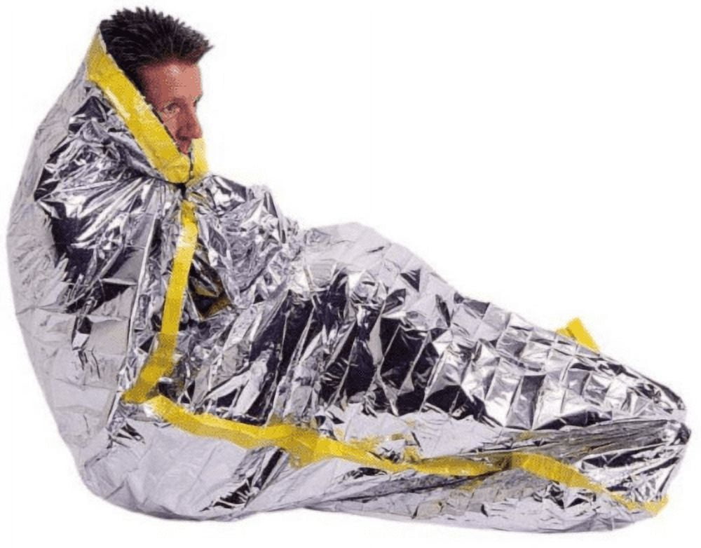 Emergency Survival Sleeping Bag Solar Thermal Camping Hiking Foil Pack 84x36 NIP