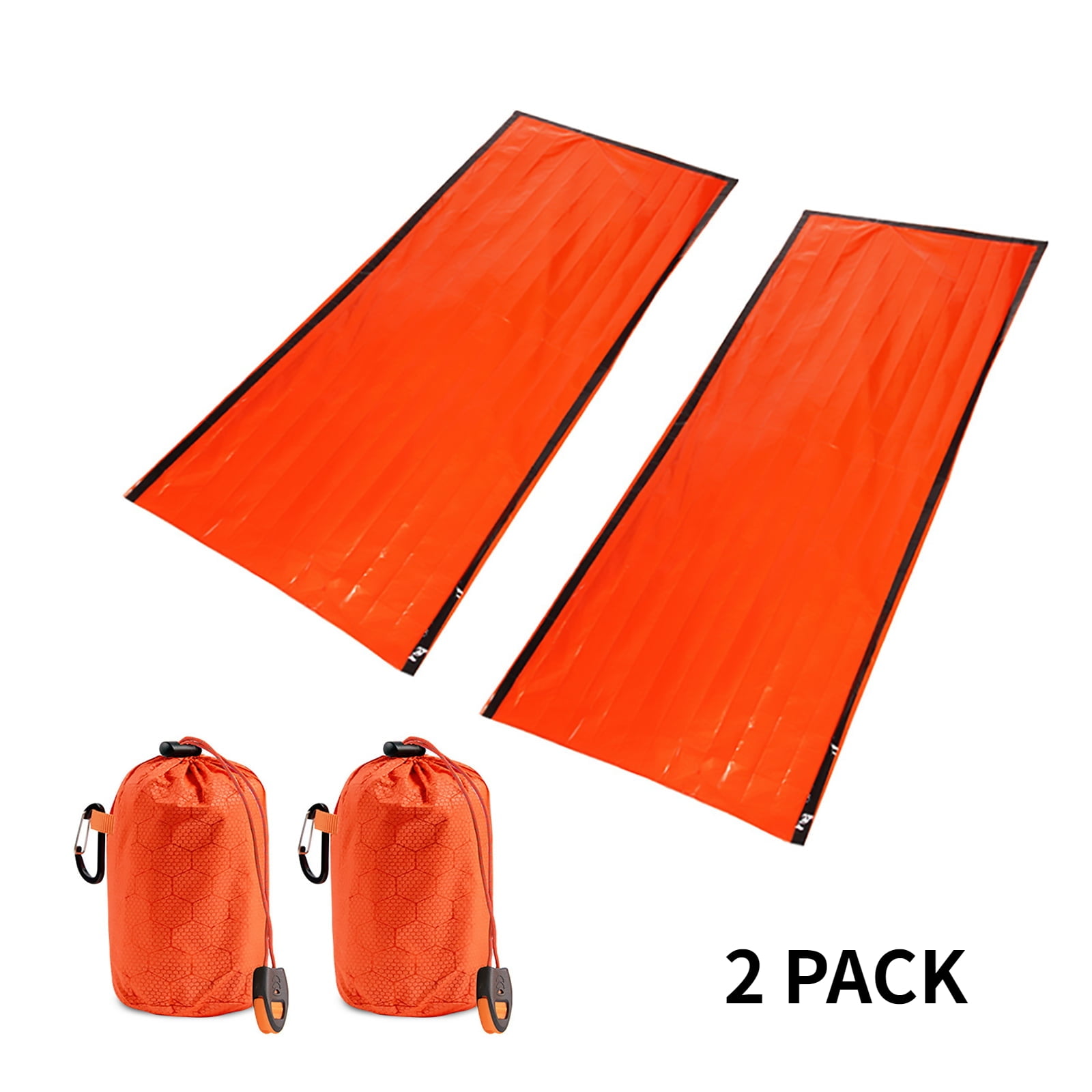 Emergency Survival Sleeping Bag, Thermal Bivy Sack Blanket, Waterproof Lightweight, Mylar