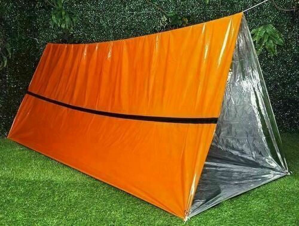 Emergency Survival Tube Tent 8ft x 4ft Mylar Kaeser Wilderness Supply