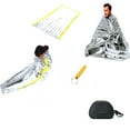 Emergency Tent with Sleeping Bag Emergency Blanket Thermal Survival