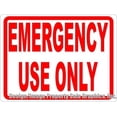 thumbnail image 1 of Emergency Use Only Sign, 1 of 1