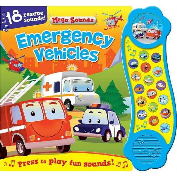 Emergency Vehicles (Sound Book), Volume 1: 18 Rescue Sounds