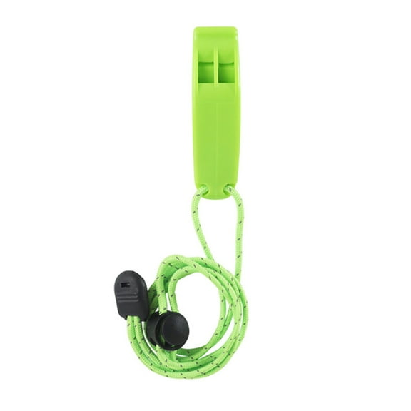 Emergency Whistle, Safety Whistle, Survival Sharp, Suitable For Camping, Hiking, Hunting, Rowing, Fishing, Life Jackets, Jackets, Rescue Signals, Children'S Lifeguards - green