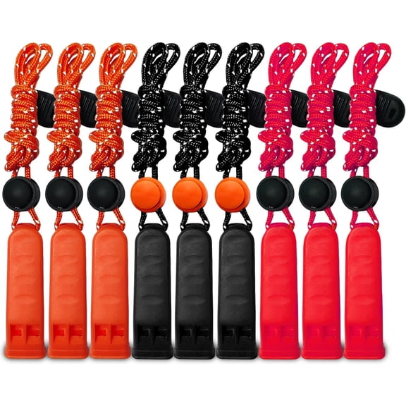 Emergency Whistle, Safety Whistle Survival Shrill Loud for Camping Hiking Hunting Boating Fishing Life Vest Jacket Rescue Signaling