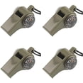 thumbnail image 1 of Emergency Whistle with Lanyard, Multi-Functional 3 in1 Survival Gear Compass Thermometer for Outdoor Camping Hiking, 1 of 6