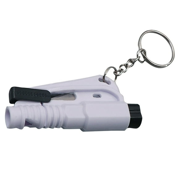 Emergency Window Breaker Keychain, Multifunction Car Escape Tool with Glass Breaker Cutter Whistle, Safety Keychain and Vehicle Accessory
