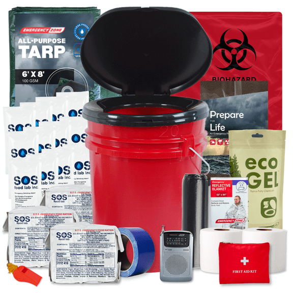 Classroom Economy Lockdown Kit Emergency Survival Kit for Schools, Offices & Businesses