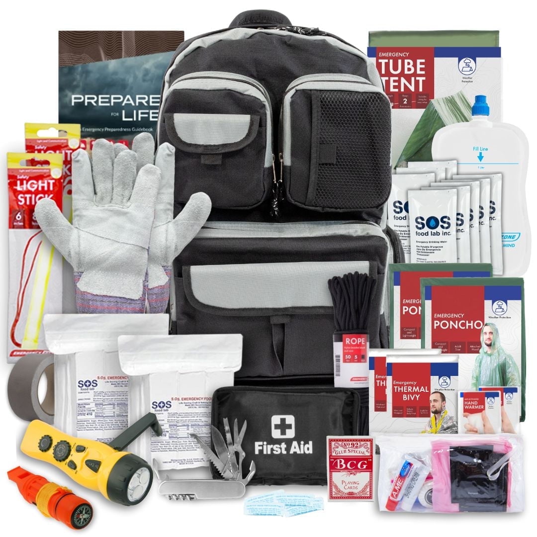 Emergency Zone Urban Survival Bug Out Bag - 72 Hour Kit for 2 People ...