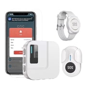 Emergency iMu SOS Watch Kit, Personal Emergency Alert System with SOS Button, Wearable Safety Alert Device for Seniors, Home & Personal Safety