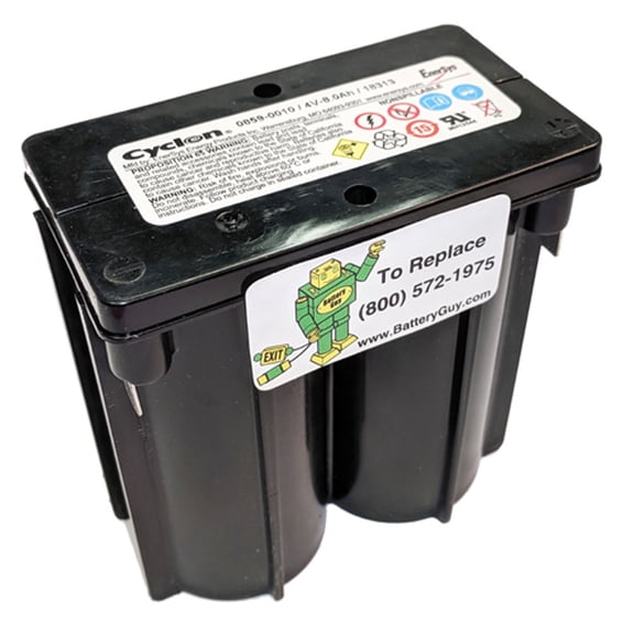 Emergi-Lite 6E11 replacement battery (high rate)