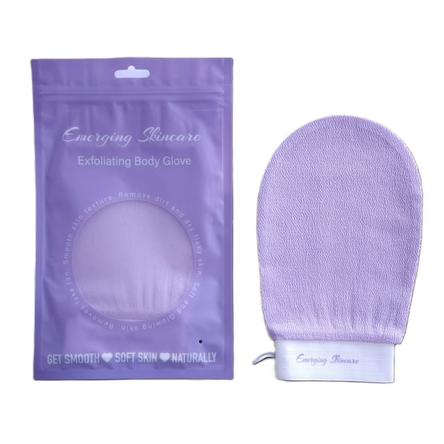 Emerging Skincare Exfoliating Glove - Exfoliating Mitt - Provides Gentle Deep Exfoliation and Removes Dead Skin