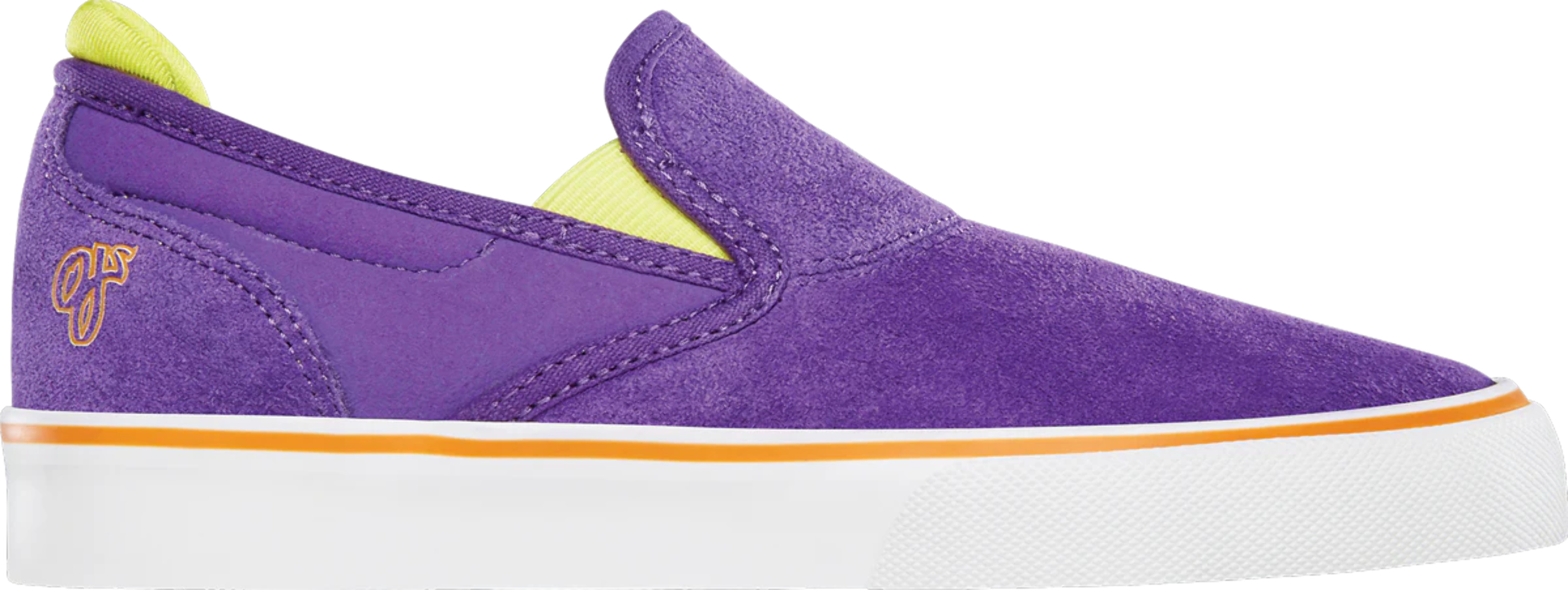 Emerica Boys SlipOn Wino X Oj Purple Shoes