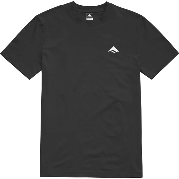 Emerica Men's T-Shirt Justified Triangle Short Sleeve Crewneck Tee (XX-Large, Black)
