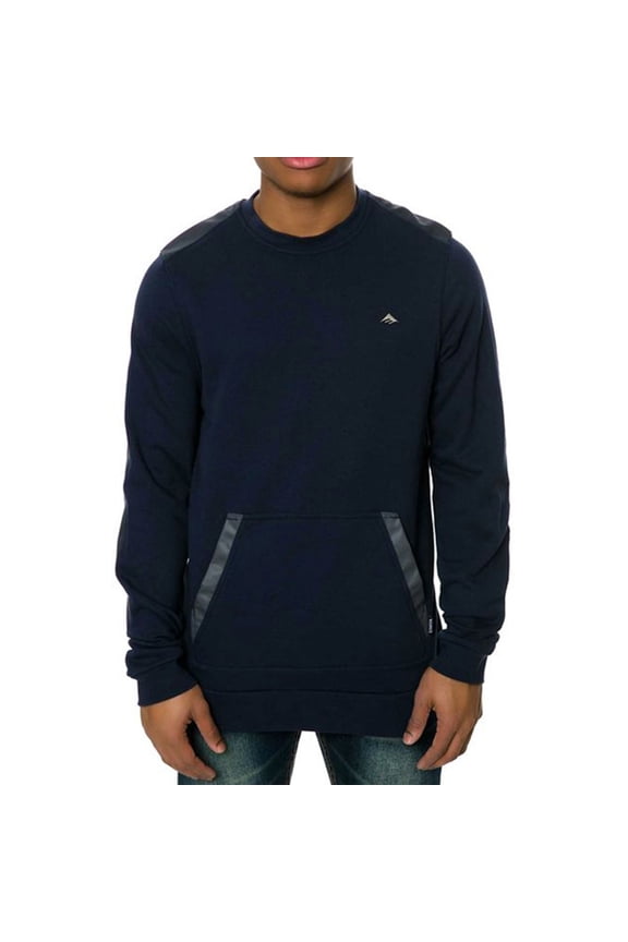 . Mens The Craff Crewneck Sweatshirt, Blue, Large