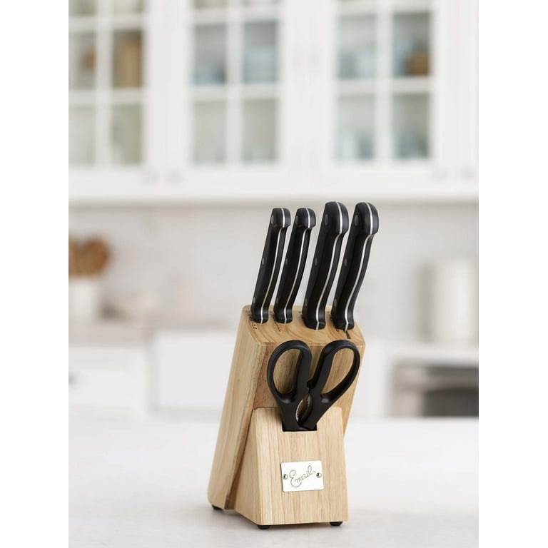 Emeril 6 Piece Cutlery Set Natural Color Block Walmart