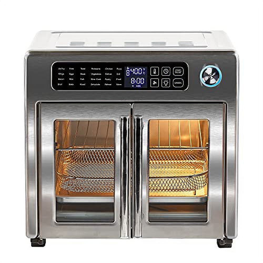 Emeril Lagasse 10-in-1 Double French Door Air Fryer 360 26QT XL Convection  Oven 752356835682