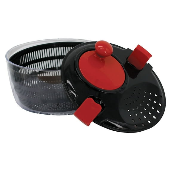 Emeril Lagasse 4L Vegetable Washer Dryer Drainer Strainer with Bowl & Colander, Multi-Use Lettuce Spinner, Fruit Washer, Pasta and Fries Spinner