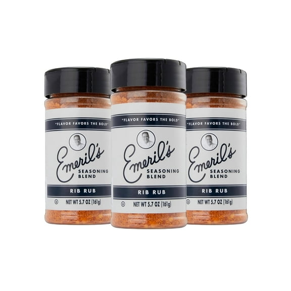 Emeril Lagasse 5 Oz, 3-Pack Rib Rub Best Seasonings and Spices for Cooking (3PK - Rib Rub)