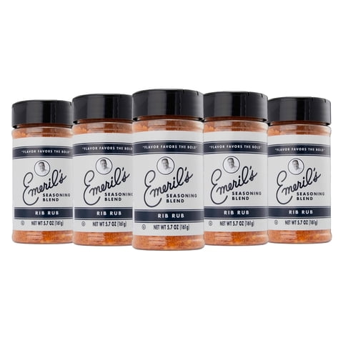 Emeril Lagasse 5 Oz, 6-Pack Rib Rub Best Seasonings and Spices for Cooking (6PK - Rib Rub)