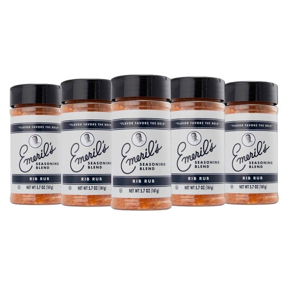 Emeril Lagasse 5 Oz, 6-Pack Rib Rub Best Seasonings and Spices for Cooking (6PK - Rib Rub)