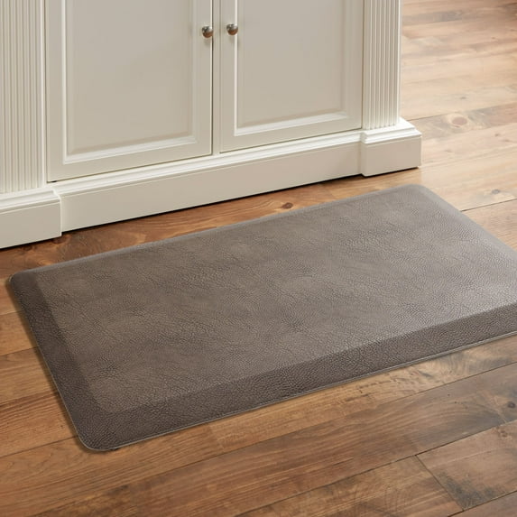 Emeril Lagasse Comfort Air Textured Kitchen Mat, Grey, 19.6"x39"