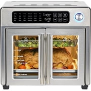 Emeril Lagasse French Door Air Fryer Toaster Oven Combo, 26QT, Stainless Steel, 4-00675-02X
