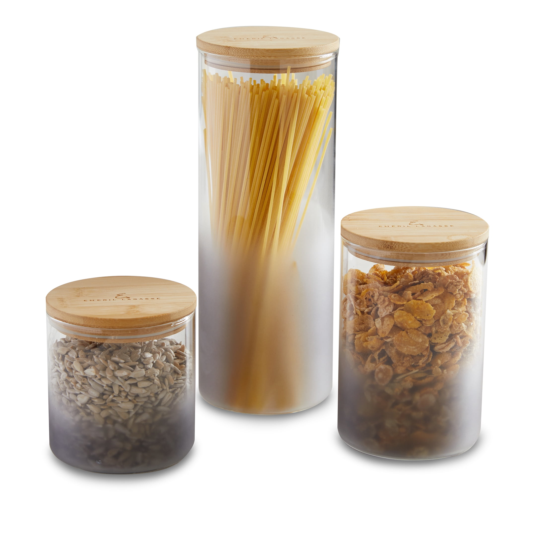 High Quality Food Glass Storage Jar With Wooden Bamboo Lid For Kitchen  Spice,Sugar,Candy - Buy Glass Storage Jar,Storage Jar Glass,Kitchen Storage