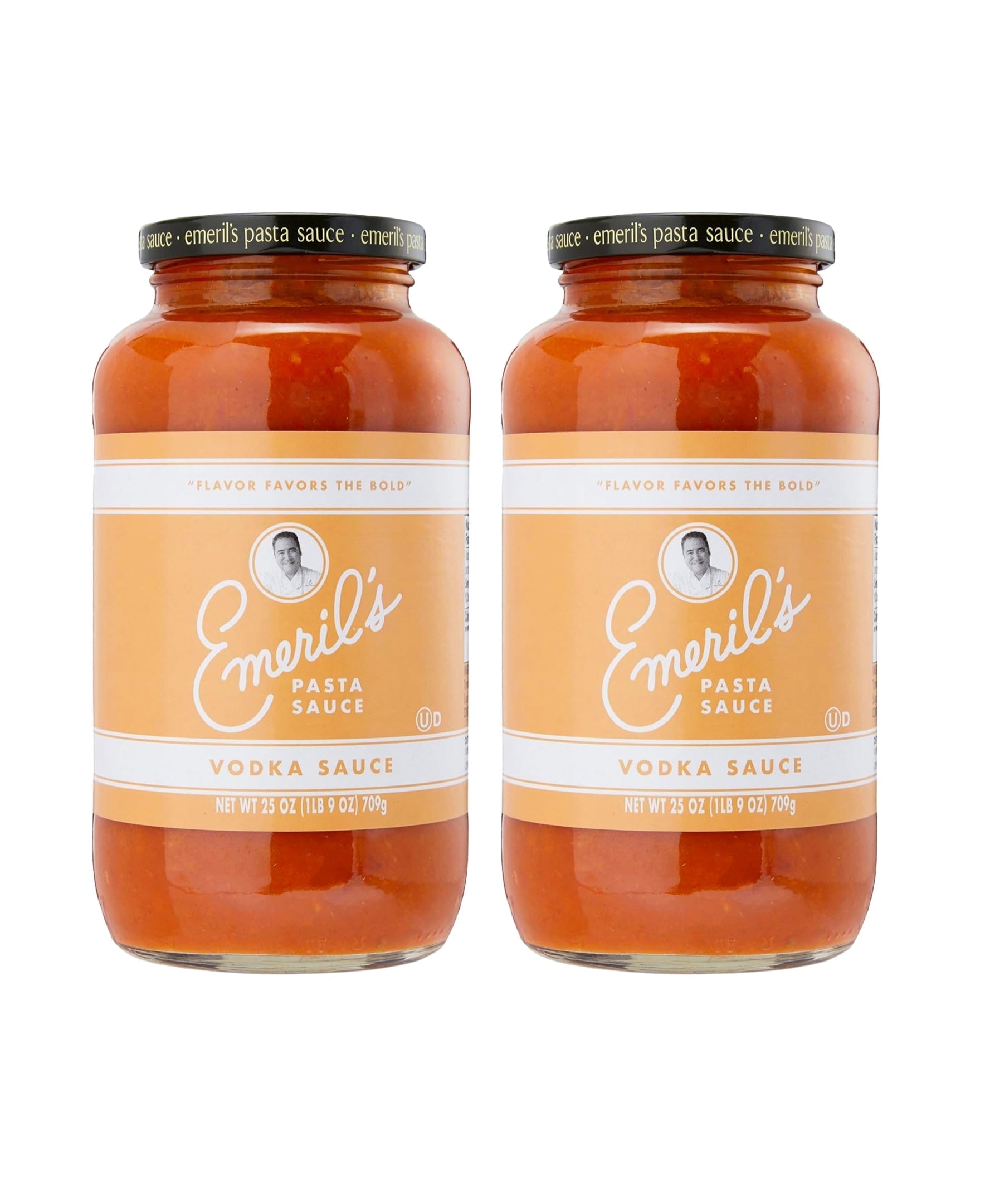 Emeril Lagasse Pasta Sauce Jar 25 Oz Gourmet Pasta Sauces : Vodka Sauce Best for Homemade Pasta, Low Carb Pasta Sauce & Healthy Spaghetti Sauce (2-PK Vodka)