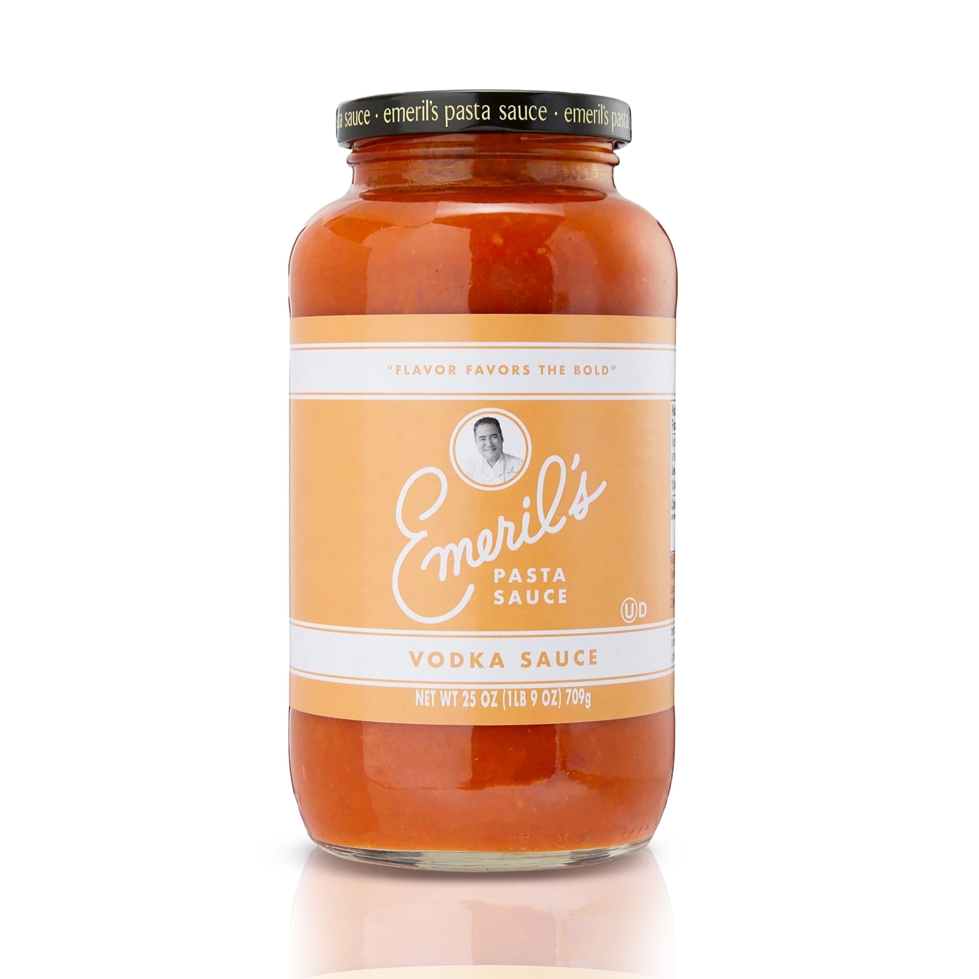 Emeril Lagasse Pasta Sauce Jar 25 Oz Gourmet Pasta Sauces : Vodka Sauce Best for Homemade Pasta, Low Carb Pasta Sauce & Healthy Spaghetti Sauce (VODKA)