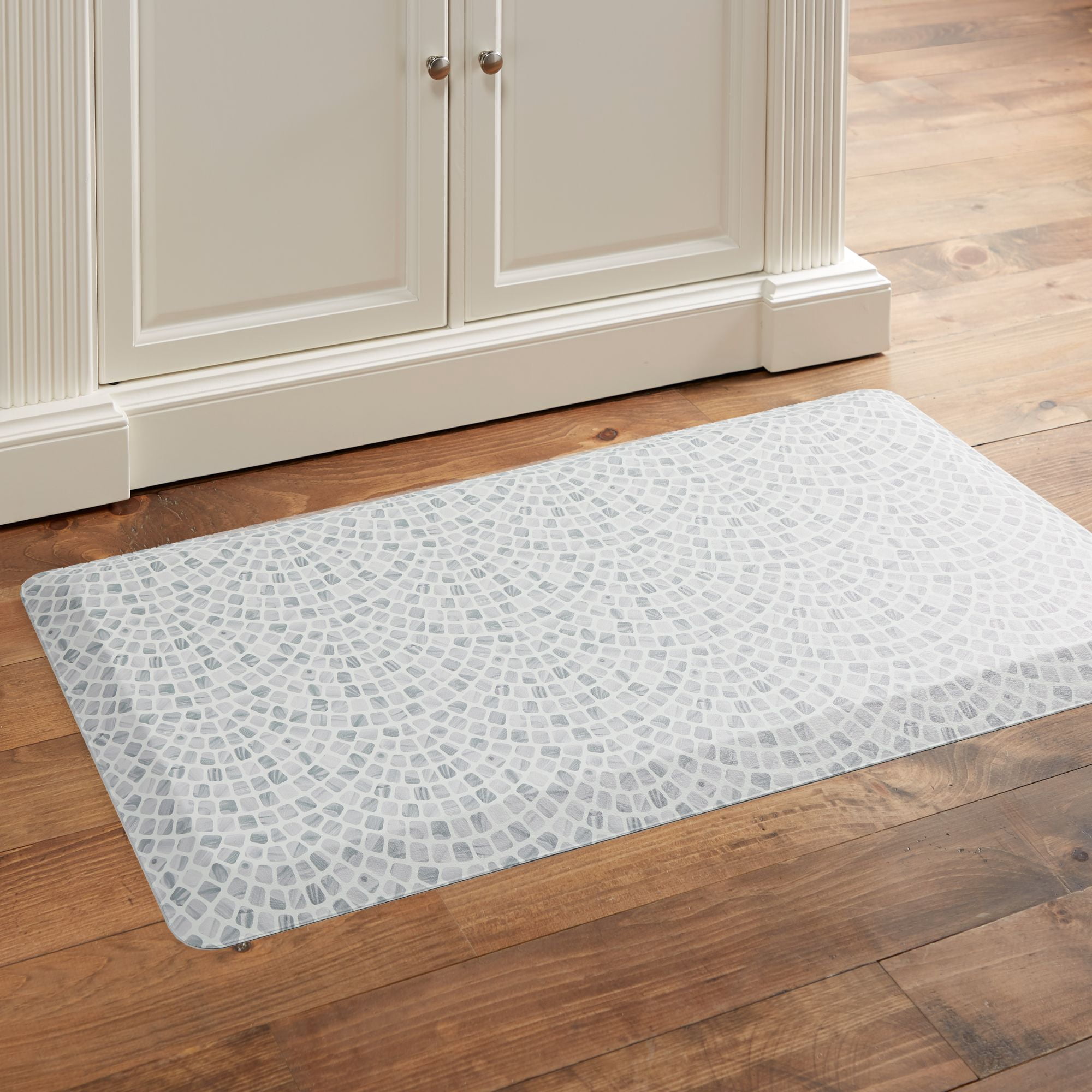 Emeril Lagasse Tile Kitchen Mat, Grey, 19.6"x31.5" Rectangle