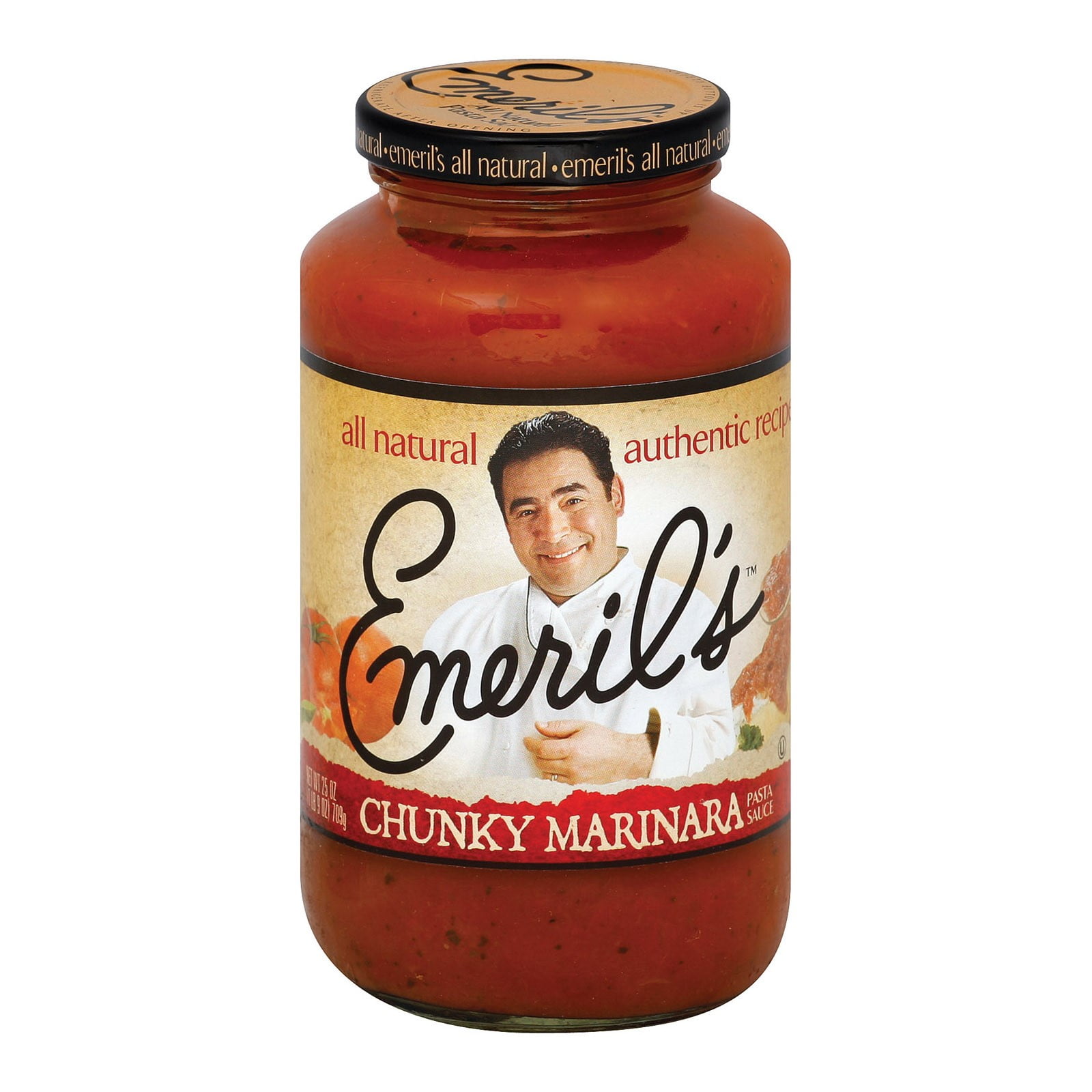 Emeril Pasta Sauces Chunky Marinara Case of 6 25 oz.