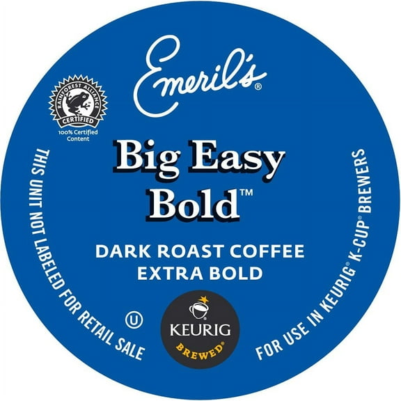 Emeril,S, Keurig, Big Easy Bold Coffee, K-Cup Counts, 50 Count