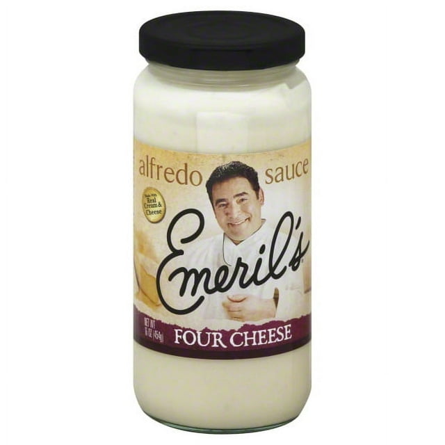 Emeril'sÂ® Four Cheese Alfredo Sauce 16 oz. Jar.