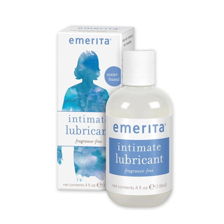 Emerita Intimate Lubricant | Lubricant for Women | Vitamin E For Healthy  Skin Support | Vegan, Without Parabens (4oz, Unscented)