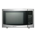 thumbnail interactive-video image 1 of Emerson 1.2 Cu Ft, 1000W Stainless Steel Countertop Microwave Oven with Inverter Technology, Touch Control, MWI1212SS, 1 of 14