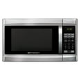 thumbnail interactive-video image 1 of Emerson 1.3 Cu Ft 1000 Watt, Touch Control Microwave Oven, Stainless Steel/Black, MW1338SB, 1 of 12