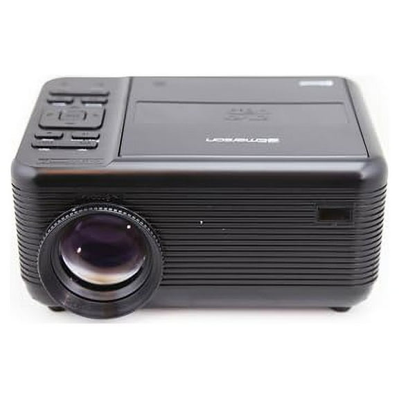 Emerson EVP-2500 150-inch Home Theater LCD Projector with 720p and DVD Player, Black