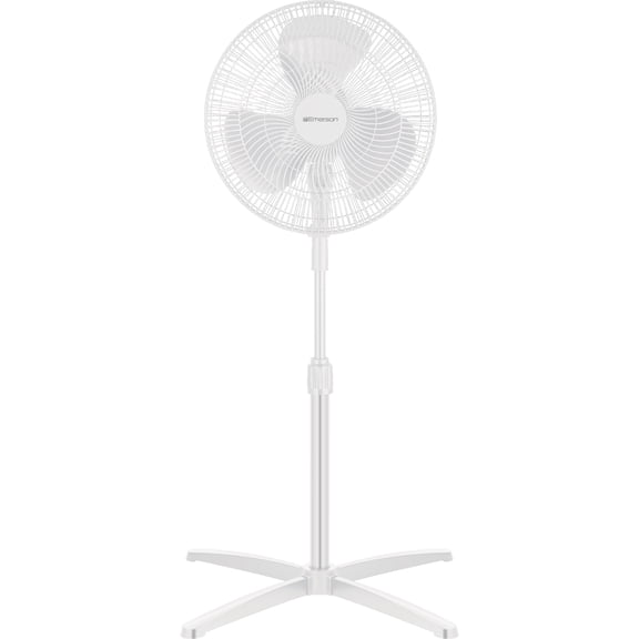 Emerson 16" Oscillating Pedestal Fan with Precision 3-Speed Wind Control and Adjustable Tilt, FAO1605W