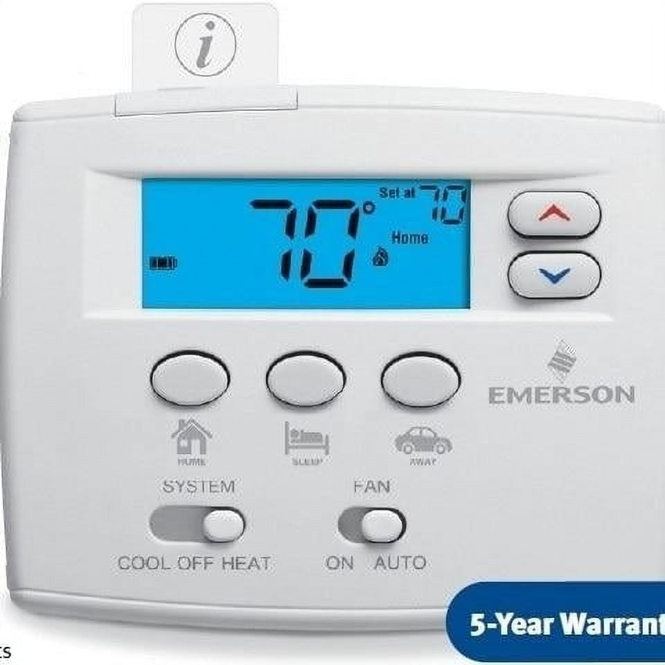 Emerson 1F89EZ0251 White Rodgers Easy Set NonProgrammable Heat Pump