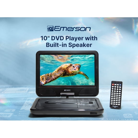 Emerson 720P DVD Player with Built-in Speaker, Dark Black, EPD 7001