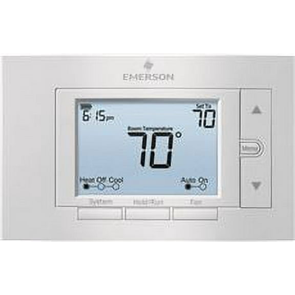 Emerson 80 Series Universal Programmable Thermostat, 5 In. Display, 2 Heat / 2 Cool