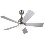 Luminance Kathy Ireland Home Astor, 52 Inch, Brushed Steel