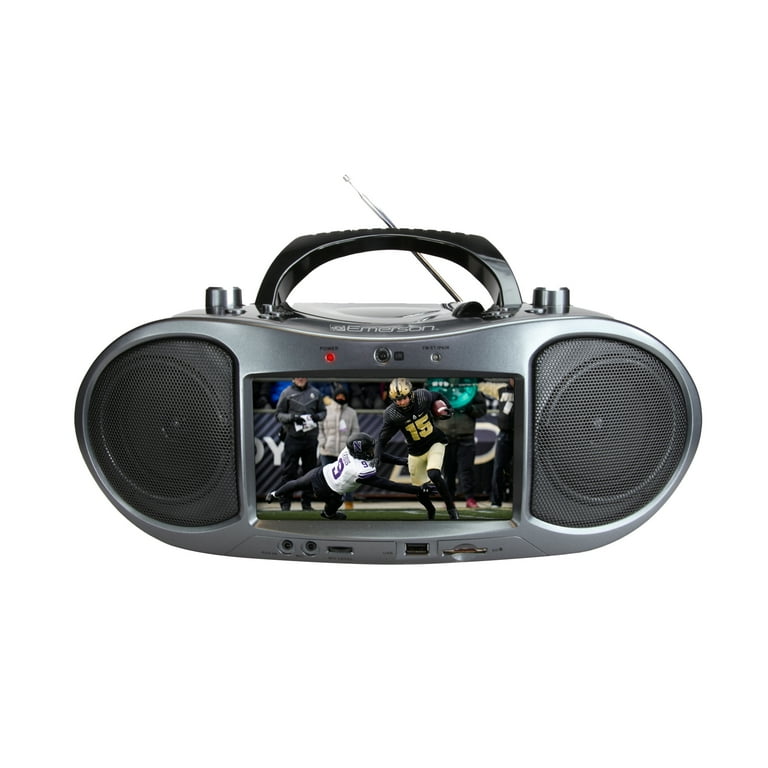 Free Shipping! Emerson Bluetooth 720p DVD/CD/Radio Boom Box