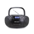 thumbnail image 1 of Emerson Portable CD Player Boombox with Cassette Player Combo, Tape Recorder, AM/FM Radio, AUX, Headphone Jack, Dual Speakers, AC/DC & Battery Operated - Stereo System for Home, Indoor & Outdoor Use, 1 of 12