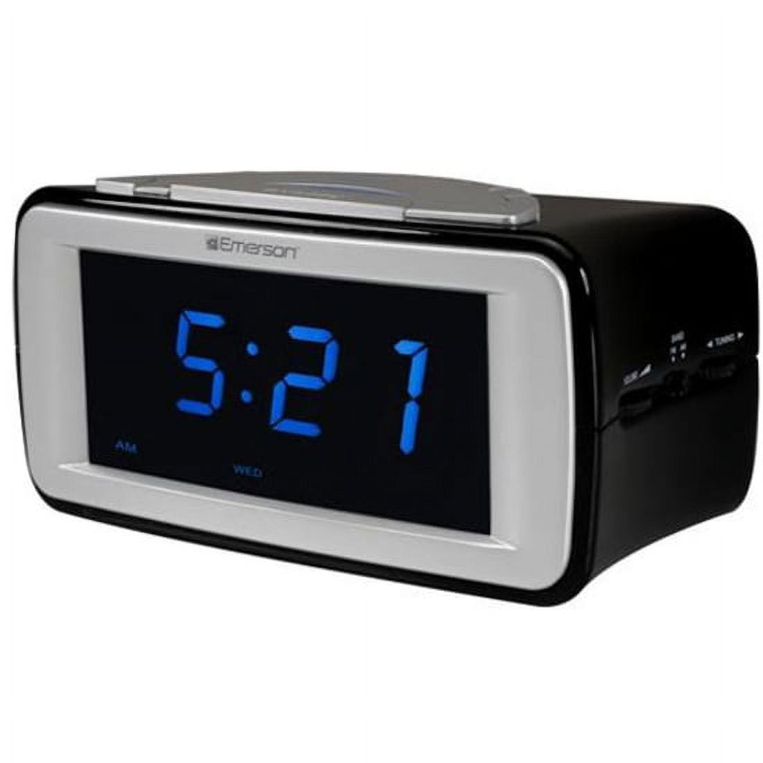 Radio Reloj Despertador Emerson Smartset Con Radio Am/fm Atenuador Temporiz